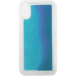 Чохол-накладка Toto Night Light Liquid Shine Case iPhone X/XS Blue - мініатюра 2
