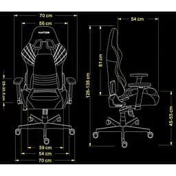 Геймерське крісло Hator Darkside 2 Pro Fabric Gray [HTC1506] [126860] - мініатюра 13