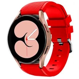 Ремінець для Samsung Galaxy Watch 5 40mm - червоний ширина кріплення 20мм силікон Watchbands Gear (W44-6WB99567427) - мініатюра 2