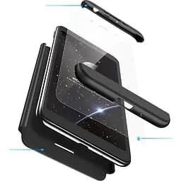 Чохол-накладка GKK 3 in 1 Hard PC Case Xiaomi Redmi 6A Black - мініатюра 2