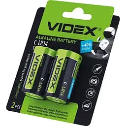 Батарейки Videx LR14 щелочные 1.5V 2 шт. (6704)