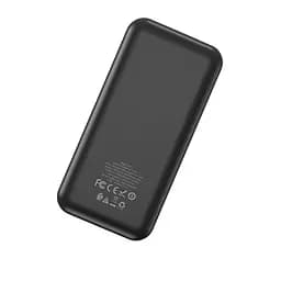 Зовнішня батарея Hoco New Joy J52A 20000mAh акб портативний чорний 2 виходи - мініатюра 2