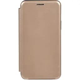 Чохол-накладка Toto Book Rounded Leather Case Apple iPhone 12/12 Pro Gold - мініатюра 2