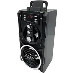 Акустична система 1.0 Media-Tech 18W, Bluetooth/FM/AUX/SD/USB/КАРАОКЕ чорна - мініатюра 3