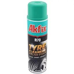 Спрей-піна Akfix R70 для очищення та полірування шин 500 мл