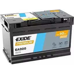 Автомобільний акумулятор Exide Premium Carbon Boost 2.0 EA900 (-/+) 6СТ-90Ah АзЕ 720A (EN)