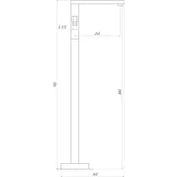 Змішувач для ванни TOPAZ ODISS TO 18113-H66-BL - мініатюра 6