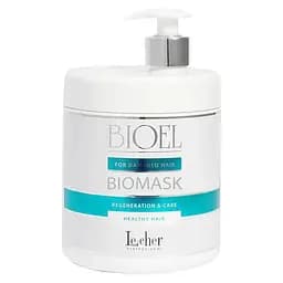 Професійна зміцнювальна біомаска для пошкодженого волосся Keratin Bioel Le Cher 1000 мл