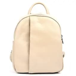 Кожаный женский рюкзак капучино VIRGINIA CONTI 23х30х10 см sum0028639