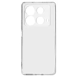 Прозрачный чехол для Infinix Note 40 4G с защитой камеры, тонкий, силиконовый, бесцветный, ударостойкий, противоударный бампер c закрытой камерой, ArmorStandart (ARM73928)