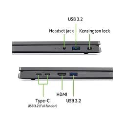 Ноутбук Acer Aspire Go 17 AG17-31P-3137 Steel Gray (NX.J8ZEU.00B) - мініатюра 3