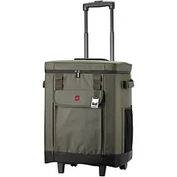 Термосумка 2E на колесах 50л темно-оливкова tur0001207