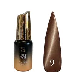 Гель-лак для нігтів Steffani Cat Eye MYSTIC, 9 мл , 09 Коричневий