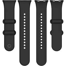 Силіконовий ремінець BeCover для Xiaomi Mi Smart Band 8 Pro Black (710208) - мініатюра 4