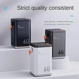 Повербанк O2 Project YT-2030 великої ємності з швидкою зарядкою Type C 60000 mAh 36W - мініатюра 6