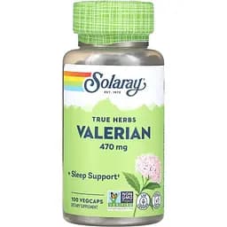 Валериана Solaray Valerian Root 470 мг 100 капсул
