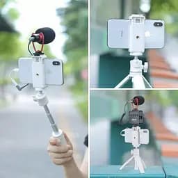 Тримач для телефона Ulanzi Vijim Straight Type Cold Shoe Phone Mount Holder UV-2152 ST-07 - мініатюра 3