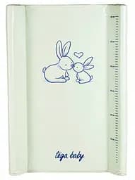 Пеленатор Tega Зайчик, 70х50 см, салатовий (KR-009-105)