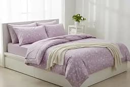 Постельное белье Laura Grand 33 02 сатин - евро комплект цвет розовый