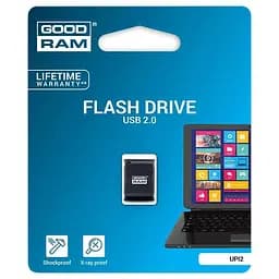Флеш-накопичувач GoodRam USB 16GB UPI2 (Piccolo) Black (UPI2-0160K0R11) - мініатюра 2