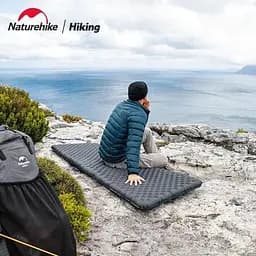 Матрац надувний Naturehike (CNH22DZ018) 7см - одномісний - 196см - Сірий/синій - мініатюра 5