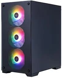 Корпус 1stPlayer X2-M-BK-4F7 Black без БП (X2-M-BK-4F7) - мініатюра 9