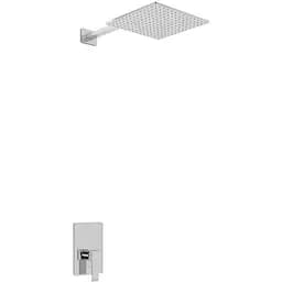 Душевая система Kohlman Axis 35 chrome + BOX скрытого монтажа QW220NQ35, Хром