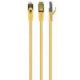 Патч-корд S/FTP Cablexpert cat.6a, литий, 50u "штекер із засувкою, 20м, жовтий (PP6A-LSZHCU-Y-20M)