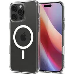 Прозорий чохол Spigen Ultra Hybrid T (MagFit + Camera Control) White для iPhone 16 Pro (ACS08512) - мініатюра 3