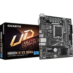 Материнська плата Gigabyte H610M H V3 DDR4 (s1700 H610 2xDDR4, HDMI, VGA, 4x SATA, M.2, mATX) - мініатюра 5