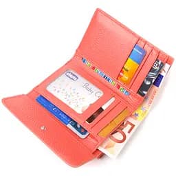 Жіночий шкіряний гаманець Canpellini 12х8.7х1.5 см acs0025104 - мініатюра 4