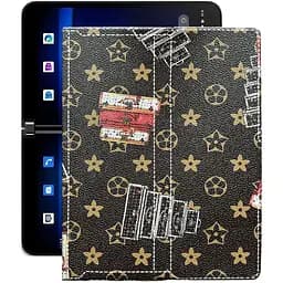 Чохол StatusCASE з екошкіри для планшету Microsoft Surface Duo Луі-Вітон-коричневий