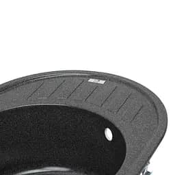 Кухонна мийка Lidz 620x500/200 GRF-13 (LIDZGRF13620500200), Графіт - мініатюра 5