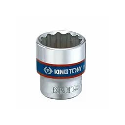 Головка торцева хромована 3/8" KING TONY, 21 мм (6 гран.)