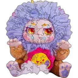 Фигурный пазл из дерева "Kimmon" Art Craft PZ014-A4C-AC 75-125 деталей, размер А4