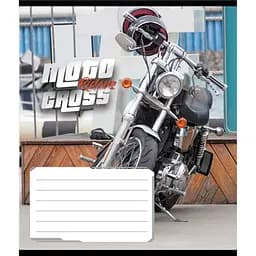 Зошит загальний "Мото" 048-600216L-2 в лінію, 48 аркушів