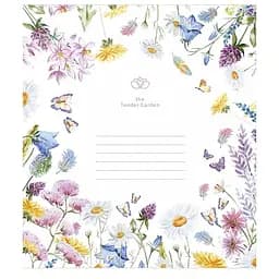 Зошит учнівський "Tender Garden" 012-3378L-1 в лінію, 12 аркушів