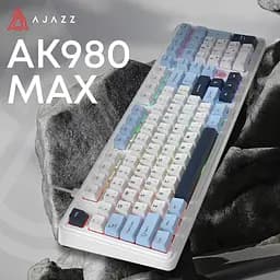 Клавіатура Ajazz AK980 MAX Magnetic Switch USB UA White/Blue (AK980-MAX-M-BWDB) - мініатюра 6