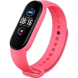 Силіконовий ремінець BeCover для Xiaomi Mi Smart Band 5 / Mi Smart Band 6 Pink (705069)