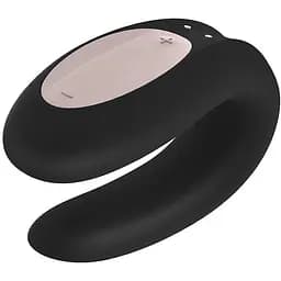 Вибратор для пар Satisfyer Double Joy 9 см черный