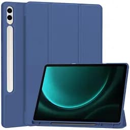 Чохол with Slot for Stylus для Samsung Galaxy Tab S10 FE 10.9/S9/S9 FE 11" Темно-синій