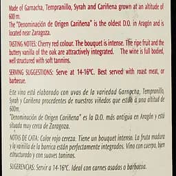 Уцінка. Вино Covinca Vina Oria Crianza, червоне, сухе, 13,5%, 0,75 л (8000014946556)   - мініатюра 3