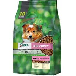 Сухий корм для цуценят Екко-гранула, чотирилисник, 10 кг