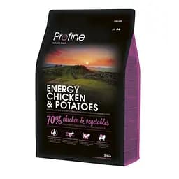 Сухий корм для активних собак всіх порід Profine Energy Chicken, з куркою, 3 кг