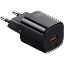 Мережевий зарядний пристрій McDodo Nano Series 33W PD + QC Dual Port Charger ( EU plug ) CH-0151 Чорний