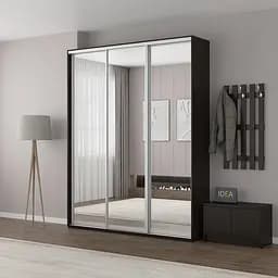 Шафа-купе Idea серія 7 190 x 60 x 210 см Венге темний Дзеркало