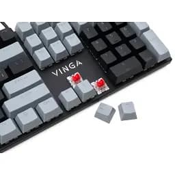 Клавіатура Vinga KBGM-090 LED Red Switch USB Grey/Black (KBGM-090R Grey/Black) - мініатюра 7