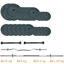 Набір штанг + гантелі Newt Gym Set 2 Rock Pro NE-PL-SET2-90 90 кг - мініатюра 2