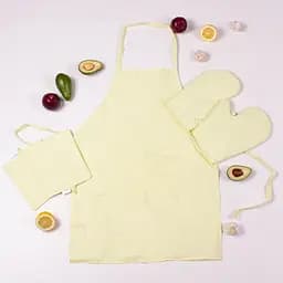 Набір MirSon 12-0525 Tiziana: прихватки, 2 шт., рукавиці, 2 шт., фартух, салатовий (2200006752691)