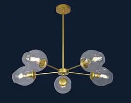Люстра молекула Levistella 7526039-5 GD+CL - мініатюра 2